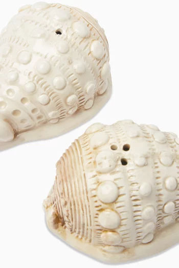 Shells Salt & Pepper Shaker Set in Ceramic