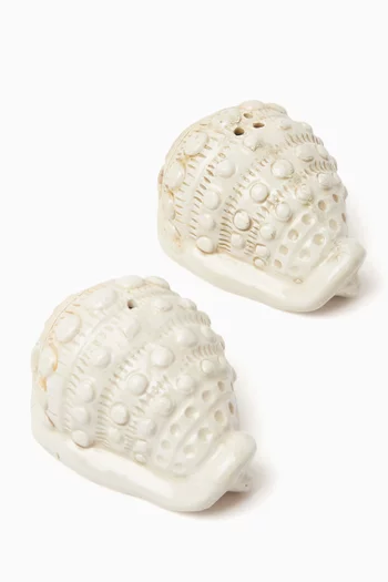 Shells Salt & Pepper Shaker Set in Ceramic