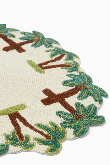 Jungle Palm Beaded Placemat