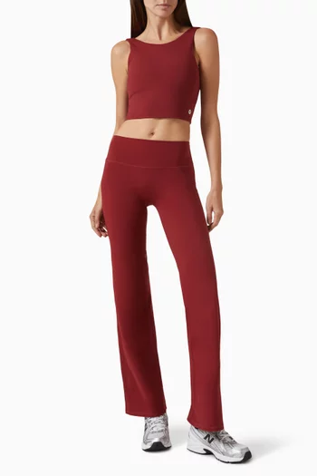 Luxe Balance Scoopback Sports Crop Top
