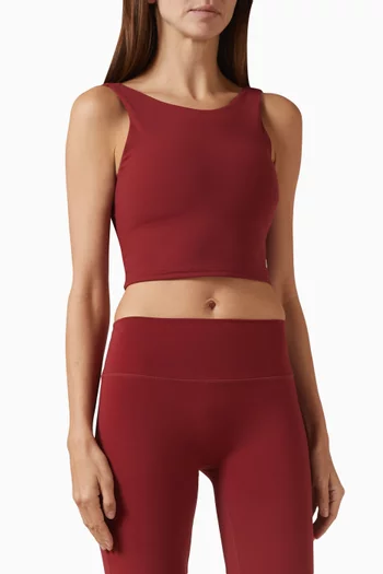 Luxe Balance Scoopback Sports Crop Top