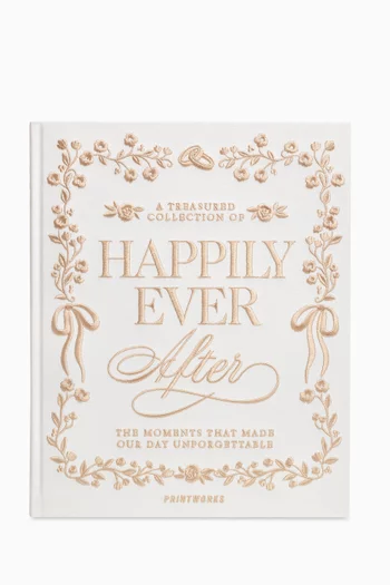 Happily Ever After Embroidered Wedding Photo Album