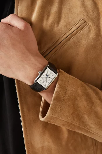 Classics Carrée Moonphase Automatic Watch, 42.3mm