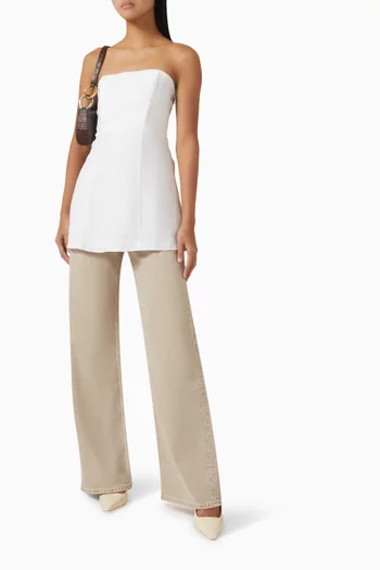 Aurina Top in Linen