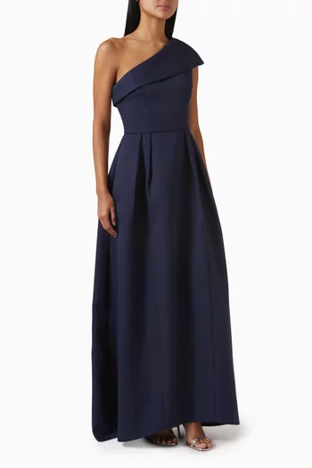 Saphine One-shoulder Gown