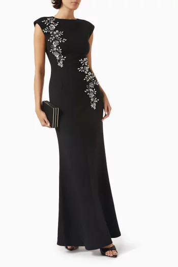 Veda Sequinned Maxi Dress