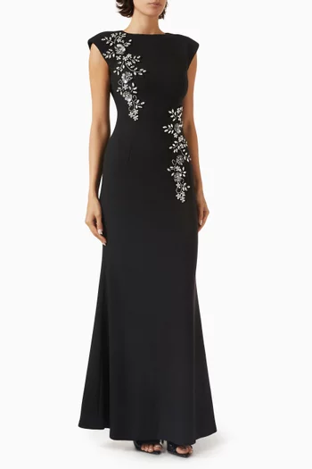 Veda Sequinned Maxi Dress