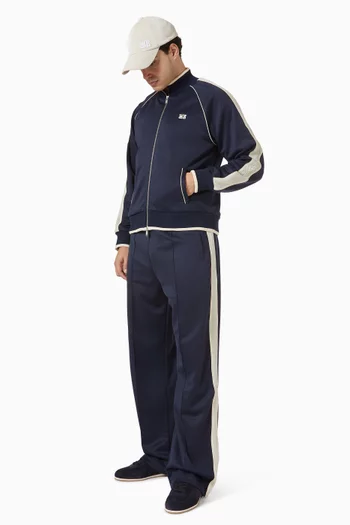 Striped Track Pants in Jersey