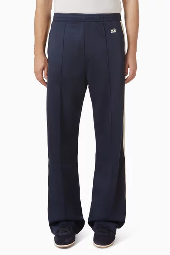 Striped Track Pants in Jersey