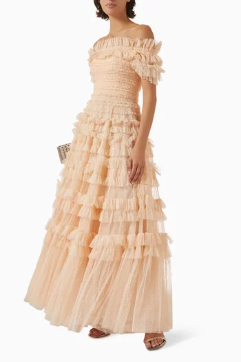 Lisette Ruffle Gown