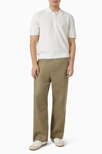 Relaxed-fit Straight-leg Pants in Linen