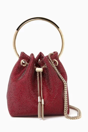 Bon Bon Crystal-embellished Bag in Mesh