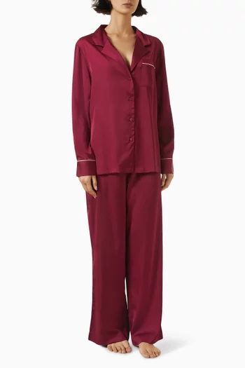 Grace Lounge Pyjama Set in Satin