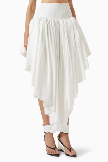 Petticoat Maxi Skirt in Nylon