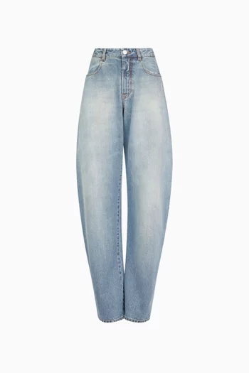Round-fit Jeans in Denim