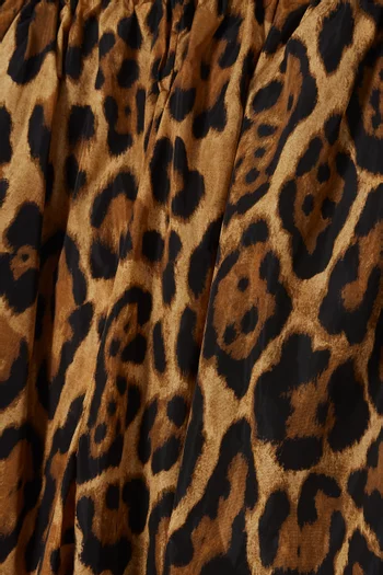 Animal-print Balloon Pants