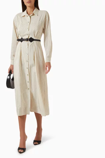 Stripe Shirt Dress