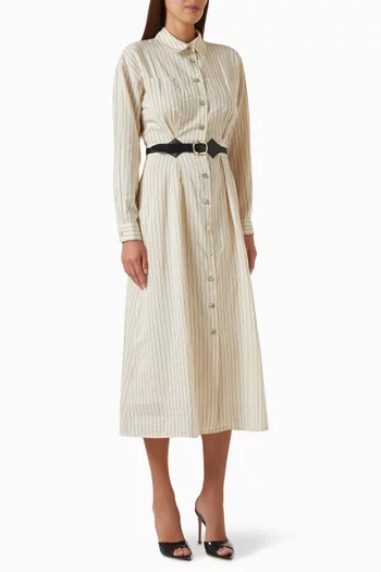Stripe Shirt Dress