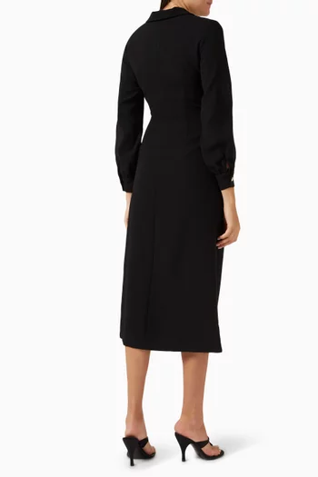 Asymmetric Midi Dress