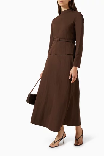 Top & Skirt Set in Rayon Blend