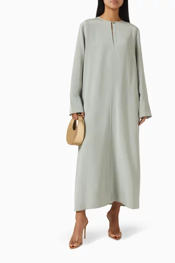 Punghia Dress in Silk-blend