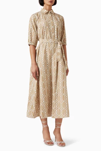 Papiro Dress in Cotton-poplin