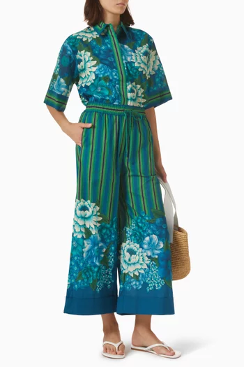 Margo Cuffed Pants in Organic-cotton