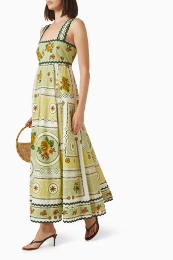 Dixie Summer Dress in Cotton-poplin