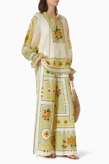 Dixie Top in Ramie
