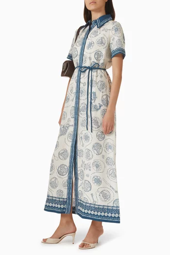 Lucky Shirt Dress in Linen