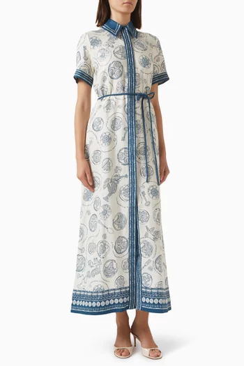 Lucky Shirt Dress in Linen