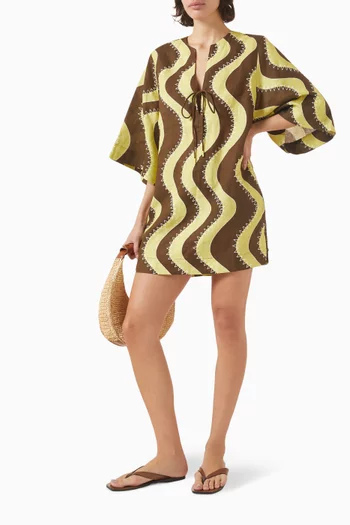 Frankie Mini Dress in Linen