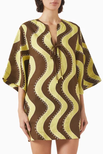 Frankie Mini Dress in Linen