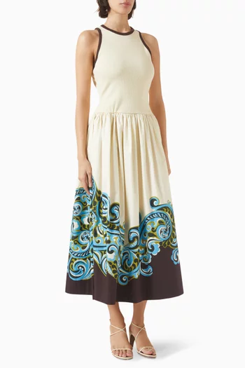 Natalia Tank Midi Dress in Organic Cotton