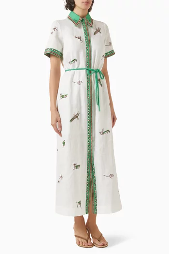 Wanda Shirt Dress in Linen