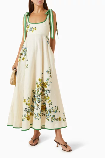 Phyllis Ballet Sundress in Linen