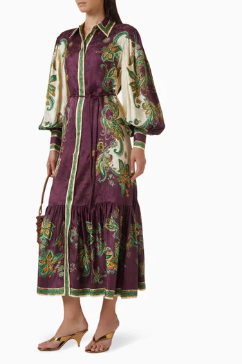 Ruthie Shirtdress in Viscose Blend
