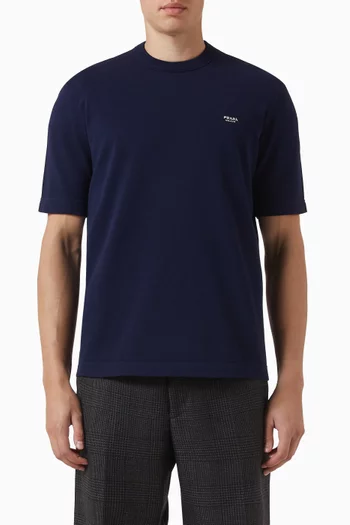 Crewneck T-shirt in Cotton