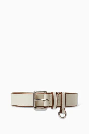 D-ring Belt in Leather