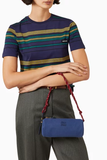 Logo Pouch in Gabardine