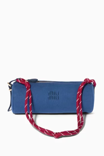 Logo Pouch in Gabardine