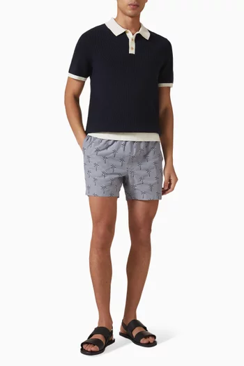Charles Jacquard Swim Shorts