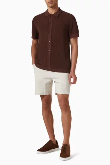 6" Shorts in Linen-blend