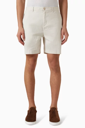 6" Shorts in Linen-blend