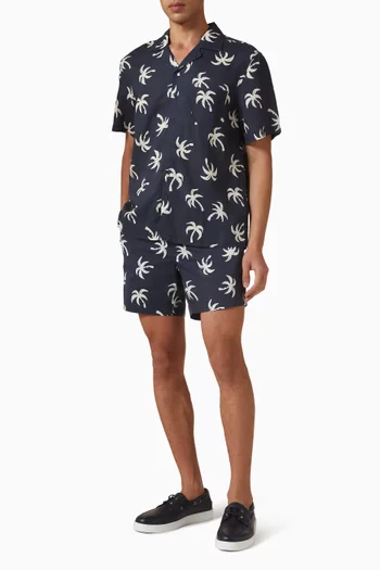 Convertible Vacation Shirt in Air Linen