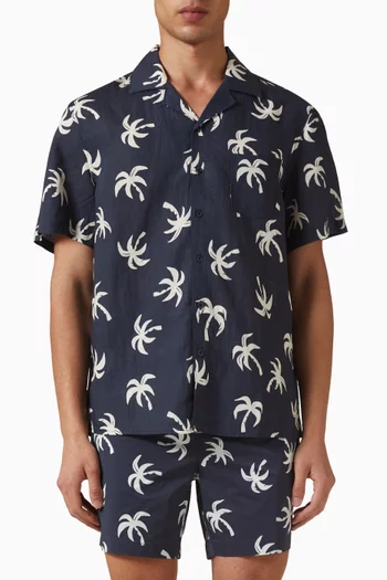 Convertible Vacation Shirt in Air Linen