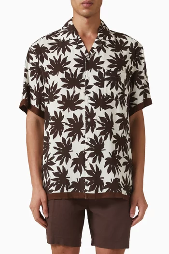 Convertible Vacation Shirt in Air Linen