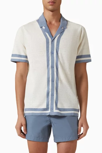 Knit Camp Shirt in Linen