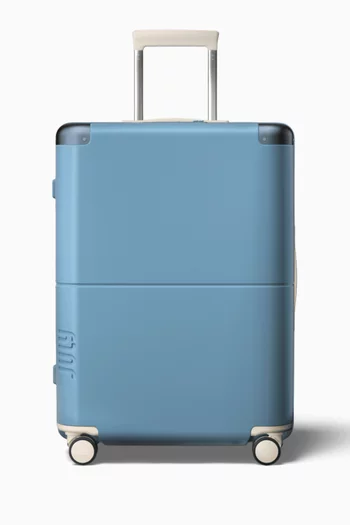 Checked Expandable Casesafe Suitcase