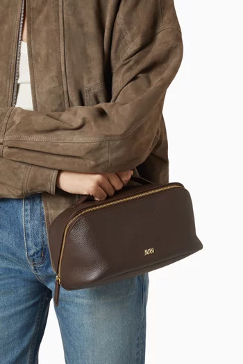 Everyday Beauty Bag in Leather